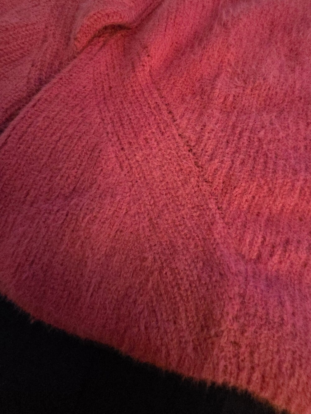Pure Collection Cropped Sweater, Size L - Picture 6 of 6